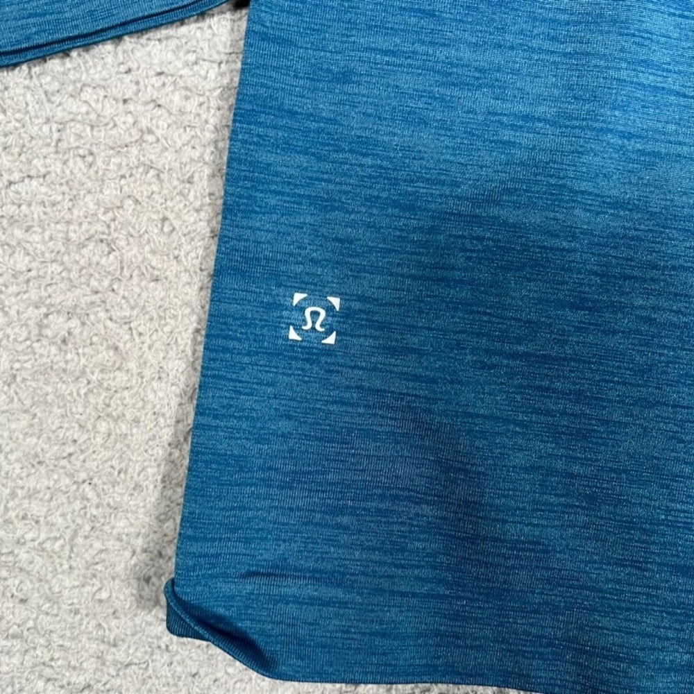Lululemon Shirt Mens XL Blue Metal Vent Pullover Casual Gym Workout Athletic - Picture 12 of 12